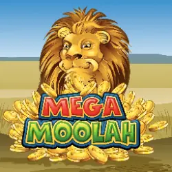 Mega Moolah game screen at Casino Rewards Canada