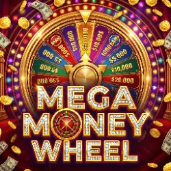 Casino Rewards Mega Money Wheel game screen at Casino Rewards Canada