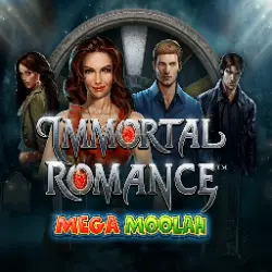 Immortal Romance Mega Moolah game screen at Casino Rewards Canada